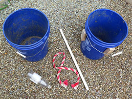 Double Bucket Self-Watering Planter Materials