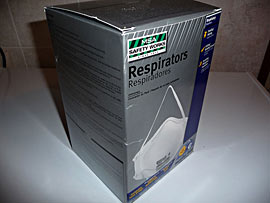 Box of respirator masks