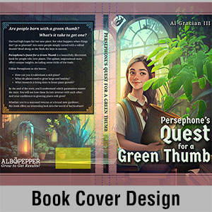 Book Cover Design Persephones Quest for a Green Thumb