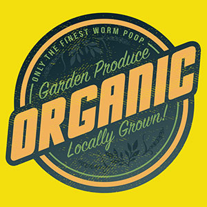 Organic Garden Produce T-Shirt Design