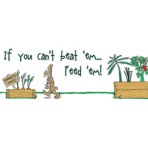 If You Can't Beat 'em Feed 'em! [Gardening T-Shirt Design]