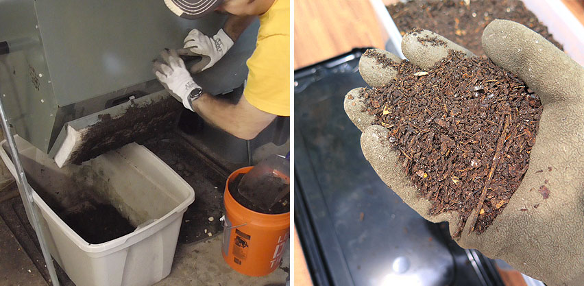 DIY Compost Made in a Tumbling Composter