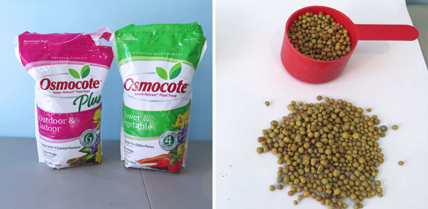 Osmocote Outdoor & Indoor and Osmocote Flower & Vegetable Bags Coated Pellet Time Release Fertilizer