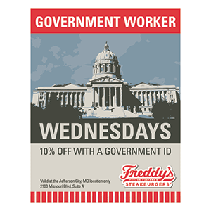 Government Worker Wednesdays - Freddy's Poster